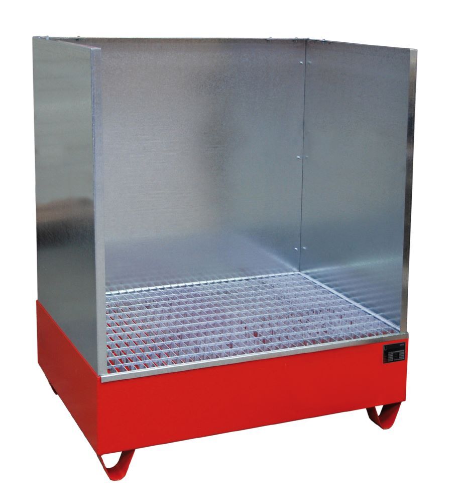 Bauer Südlohn Auffangwanne 2018/SW lackiert Feuerrot Produktbild Bauer Südlohn Auffangwanne 2018/SW lackiert Feuerrot