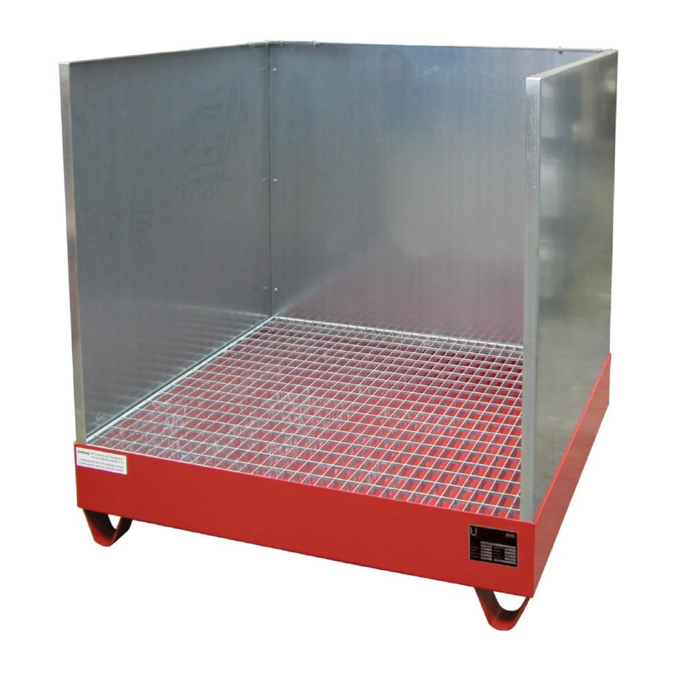 Bauer Südlohn Auffangwanne 2032/SW lackiert Feuerrot H 1285 mm Produktbild Bauer Südlohn Auffangwanne 2032/SW lackiert Feuerrot H 1285 mm