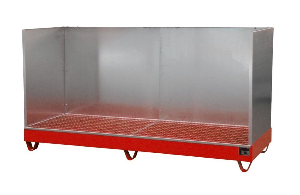 Bauer Südlohn Auffangwanne 2042/SW Tragfähigkeit 1000 kg lackiert Feuerrot Produktbild Bauer Südlohn Auffangwanne 2042/SW Tragfähigkeit 1000 kg lackiert Feuerrot