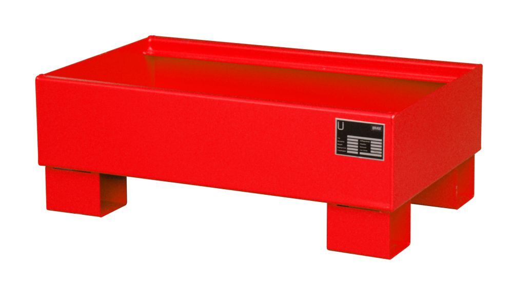 Bauer Auffangwanne AW 60 1 lackiert Feuerrot Produktbild Bauer Auffangwanne AW 60 1 lackiert Feuerrot
