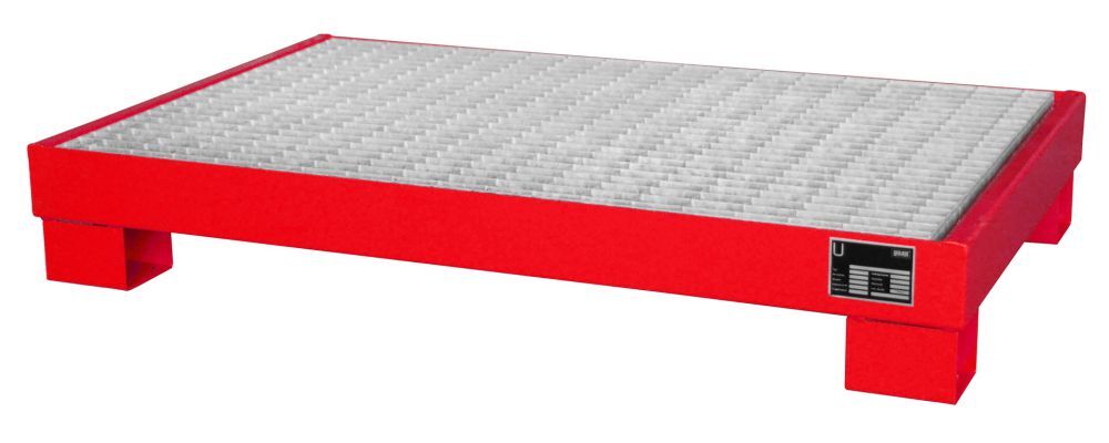 Bauer Auffangwanne AW 60 3 M lackiert Feuerrot Produktbild Bauer Auffangwanne AW 60 3 M lackiert Feuerrot