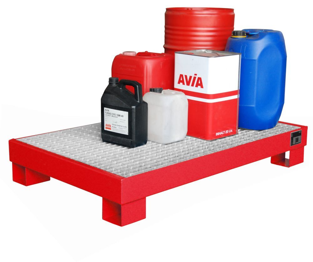 Bauer Auffangwanne AW 60 3 M lackiert Feuerrot Produktbild Bauer Auffangwanne AW 60 3 M lackiert Feuerrot bild 2