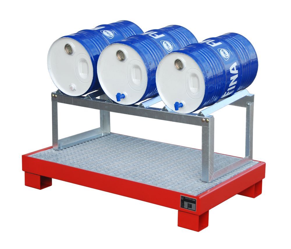 Bauer Auffangwanne AW 60 3 M lackiert Feuerrot Produktbild Bauer Auffangwanne AW 60 3 M lackiert Feuerrot bild 4