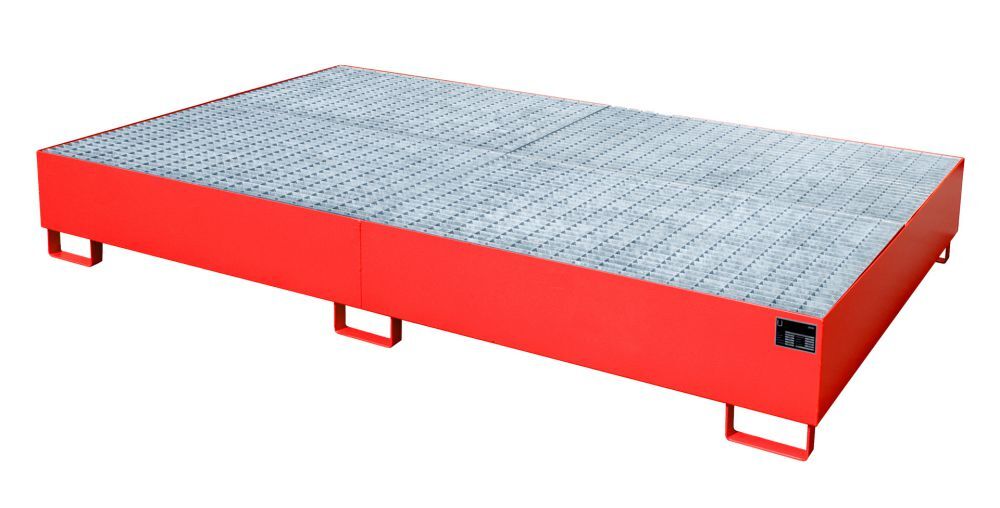 Bauer Auffangwanne AW 1000 10F lackiert Feuerrot Produktbild Bauer Auffangwanne AW 1000 10F lackiert Feuerrot