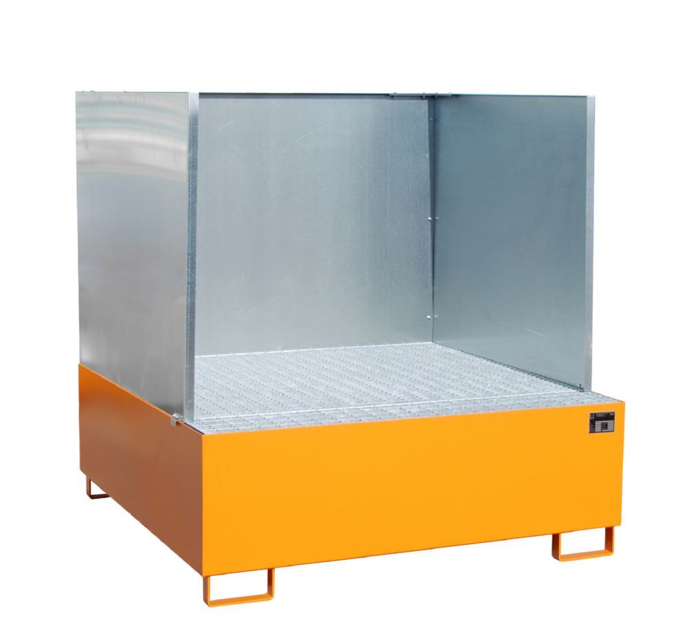 Bauer Südlohn Auffangwanne AW 800/SW lackiert Gelborange Breite 1480 mm Produktbild Bauer Südlohn Auffangwanne AW 800/SW lackiert Gelborange Breite 1480 mm