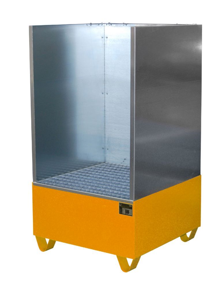 Bauer Auffangwanne 2002/SW lackiert Gelborange Breite 820 mm Produktbild Bauer Auffangwanne 2002/SW lackiert Gelborange Breite 820 mm