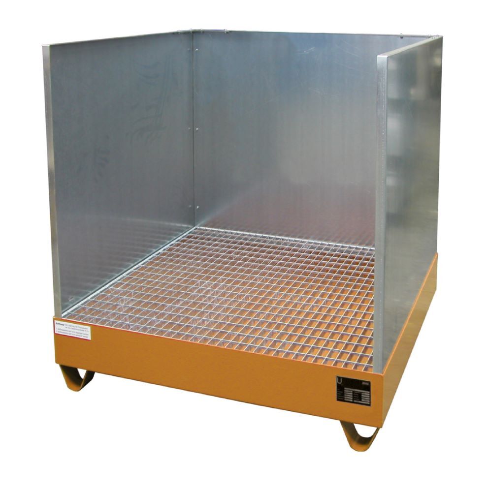 Bauer Südlohn Auffangwanne B 1220 x H 1285 mm 2032/SW lackiert Gelborange Produktbild Bauer Südlohn Auffangwanne B 1220 x H 1285 mm 2032/SW lackiert Gelborange