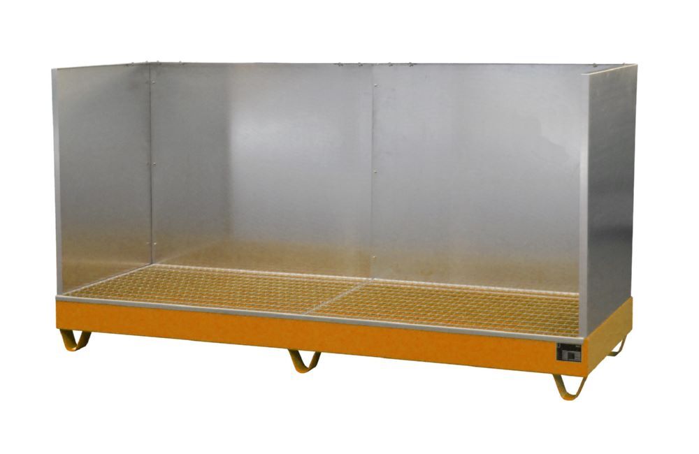 Bauer Auffangwanne 2042/SW lackiert Gelborange Tragfähigkeit 1000 kg Produktbild Bauer Auffangwanne 2042/SW lackiert Gelborange Tragfähigkeit 1000 kg