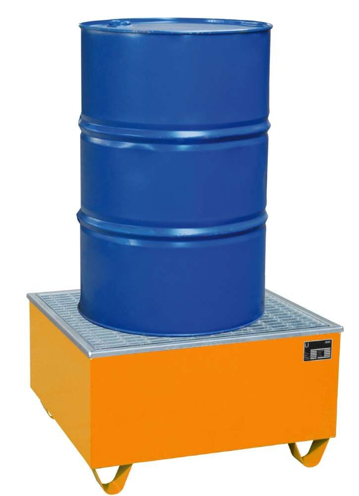 Bauer Auffangwanne AW 1 PE 815 x 470 x 815 mm gelborange Produktbild Bauer Auffangwanne AW 1 PE 815 x 470 x 815 mm gelborange bild 2