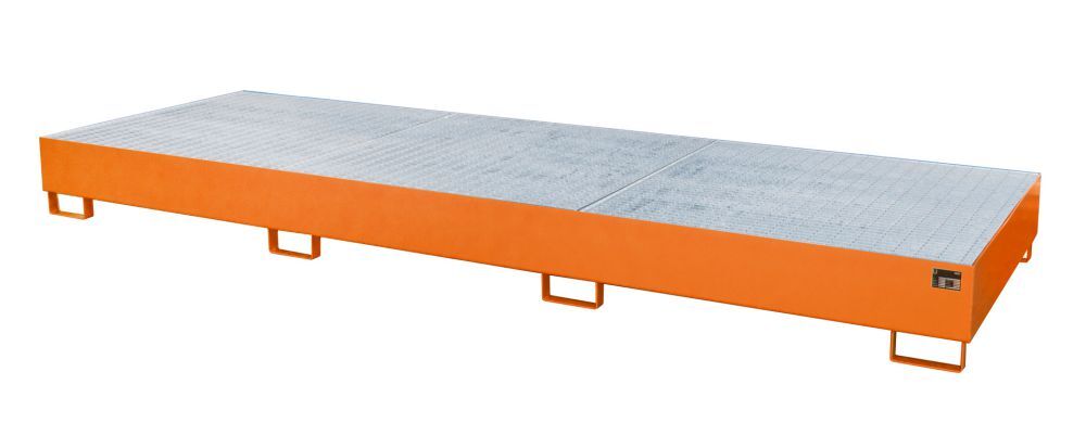 Bauer Auffangwanne AW 1000 3 lackiert Gelborange Produktbild Bauer Auffangwanne AW 1000 3 lackiert Gelborange