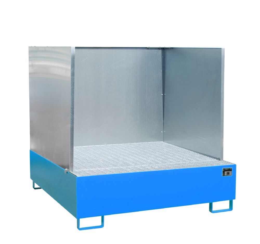 Bauer Südlohn Auffangwanne AW 450 SW lackiert Lichtblau B 1480 x H 1360 x T 1460 mm Produktbild Bauer Südlohn Auffangwanne AW 450 SW lackiert Lichtblau B 1480 x H 1360 x T 1460 mm