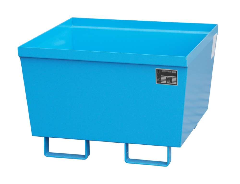 Bauer Auffangwanne AO-1 800 x 545 x 800 mm lackiert lichtblau Produktbild Bauer Auffangwanne AO-1 800 x 545 x 800 mm lackiert lichtblau