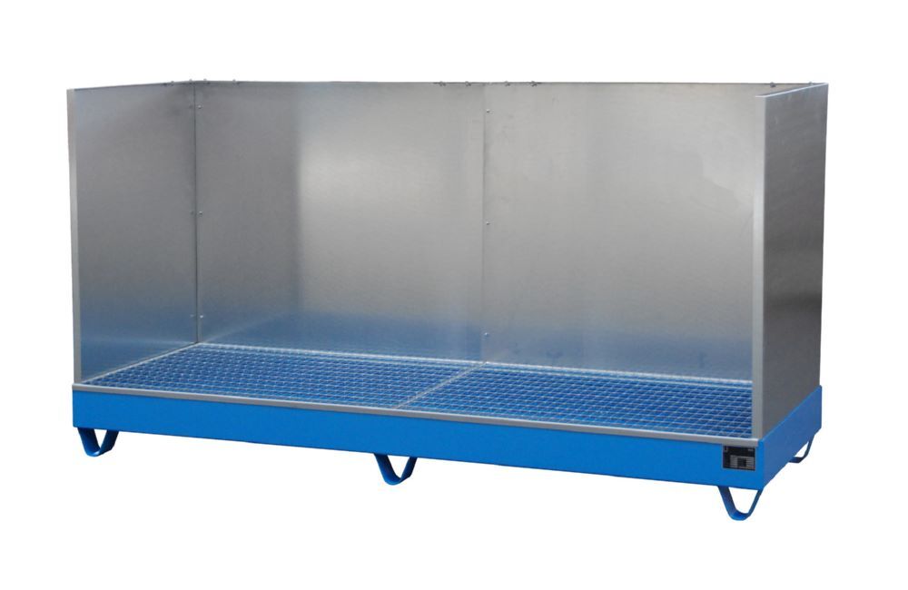 Bauer Südlohn Auffangwanne 2042/SW lackiert Lichtblau Produktbild Bauer Südlohn Auffangwanne 2042/SW lackiert Lichtblau