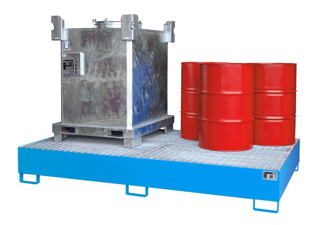 Bauer Auffangwanne AW 1000 10F lackiert Lichtblau Produktbild Bauer Auffangwanne AW 1000 10F lackiert Lichtblau bild 2