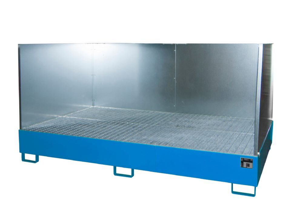 Bauer Südlohn Auffangwanne AW 1000-10F/SW lackiert Lichtblau Tragfähigkeit 1000 kg Produktbild Bauer Südlohn Auffangwanne AW 1000-10F/SW lackiert Lichtblau Tragfähigkeit 1000 kg