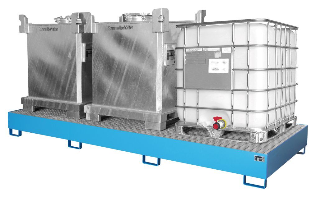 Bauer Auffangwanne AW 1000 3 lackiert Lichtblau Produktbild Bauer Auffangwanne AW 1000 3 lackiert Lichtblau bild 3