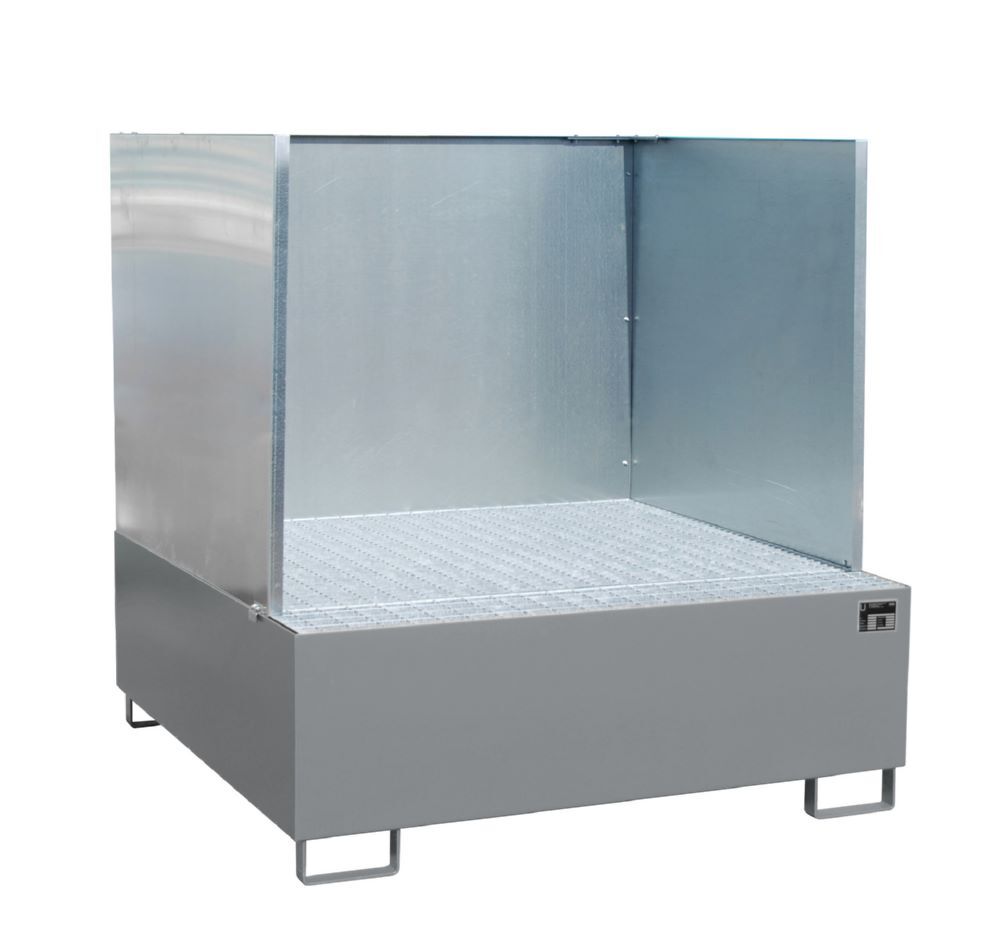 Bauer Südlohn Auffangwanne AW 800 SW lackiert Mausgrau B 1480 x H 1530 mm Produktbild Bauer Südlohn Auffangwanne AW 800 SW lackiert Mausgrau B 1480 x H 1530 mm