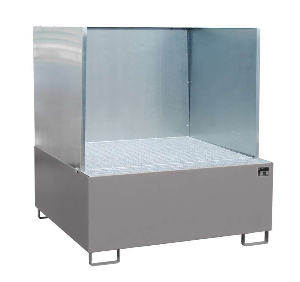 Bauer Auffangwanne AW 1000 Liter 1460 x 630 x 1460 mm mausgrau Produktbild Bauer Auffangwanne AW 1000 Liter 1460 x 630 x 1460 mm mausgrau bild 3