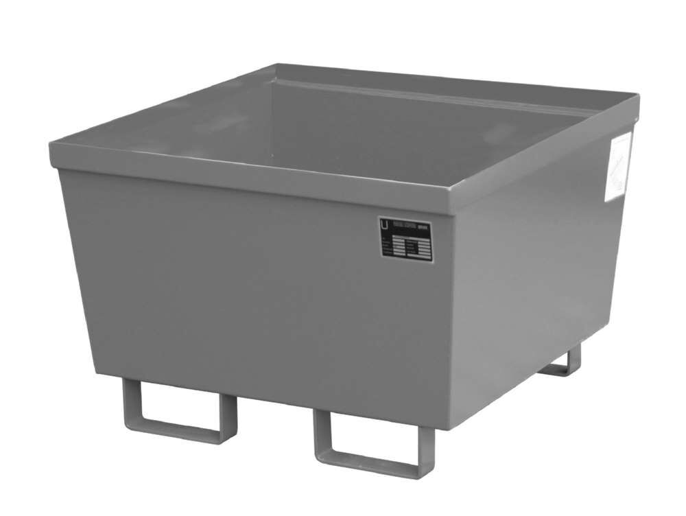 Bauer Auffangwanne AO-1 800 x 545 x 800 mm lackiert mausgrau Produktbild Bauer Auffangwanne AO-1 800 x 545 x 800 mm lackiert mausgrau