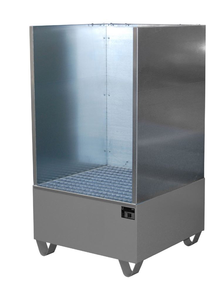 Bauer Südlohn Auffangwanne 2002/SW lackiert Mausgrau Tragfähigkeit 1000 kg Produktbild Bauer Südlohn Auffangwanne 2002/SW lackiert Mausgrau Tragfähigkeit 1000 kg