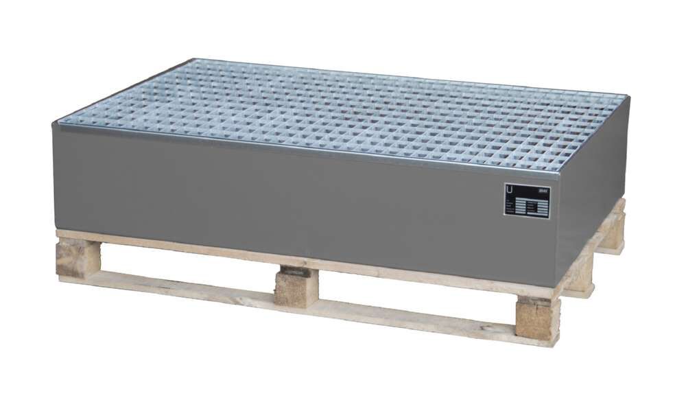 Bauer Auffangwanne 2010 1200 x 260 x 800 mm mausgrau Produktbild Bauer Auffangwanne 2010 1200 x 260 x 800 mm mausgrau