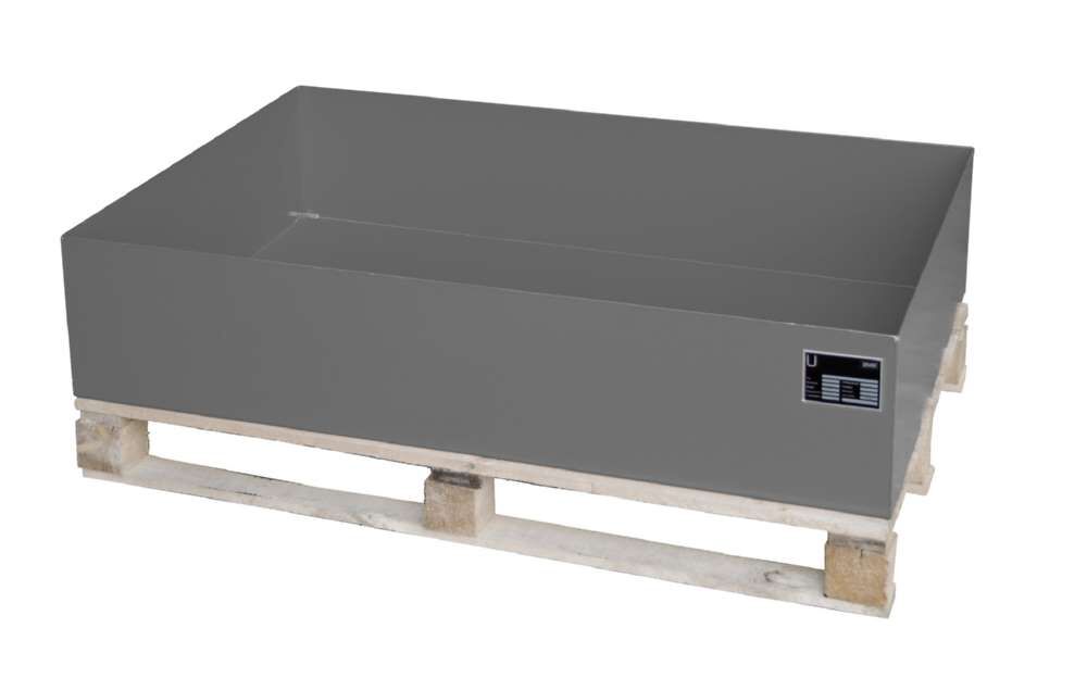 Bauer Auffangwanne 2008 1200 x 260 x 800 mm mausgrau Produktbild Bauer Auffangwanne 2008 1200 x 260 x 800 mm mausgrau