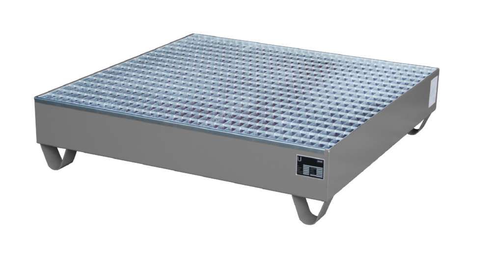 Bauer Auffangwanne 2032 1200 x 285 x 1200 mm mausgrau Produktbild Bauer Auffangwanne 2032 1200 x 285 x 1200 mm mausgrau