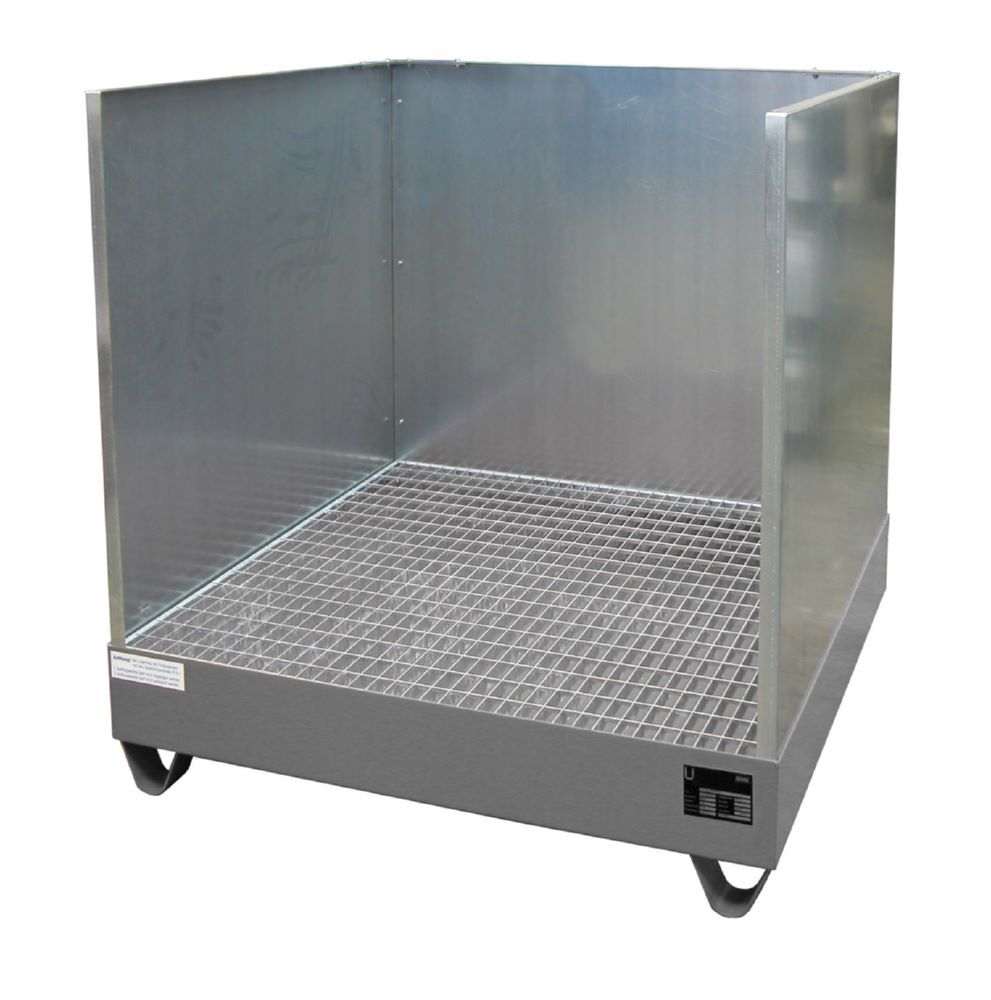 Bauer Südlohn Auffangwanne 2032/SW lackiert Mausgrau H 1285 mm Produktbild Bauer Südlohn Auffangwanne 2032/SW lackiert Mausgrau H 1285 mm