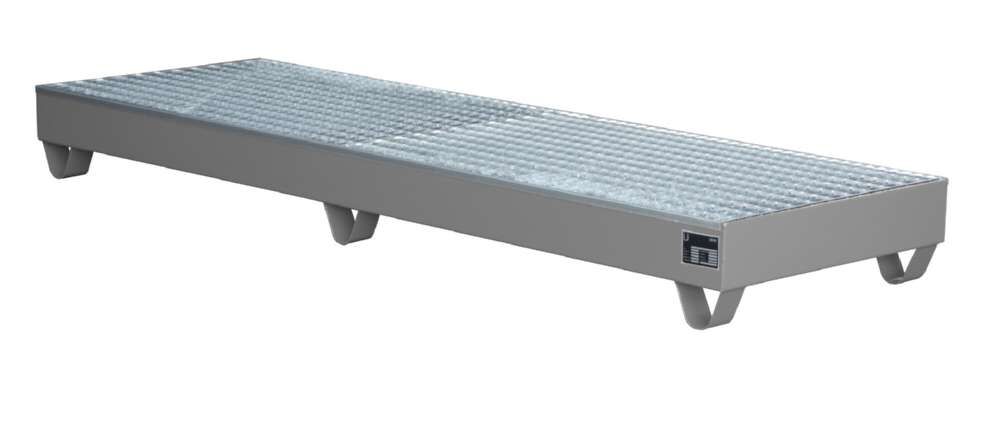 Bauer Auffangwanne 2042 2400 x 250 x 800 mm mausgrau Produktbild Bauer Auffangwanne 2042 2400 x 250 x 800 mm mausgrau