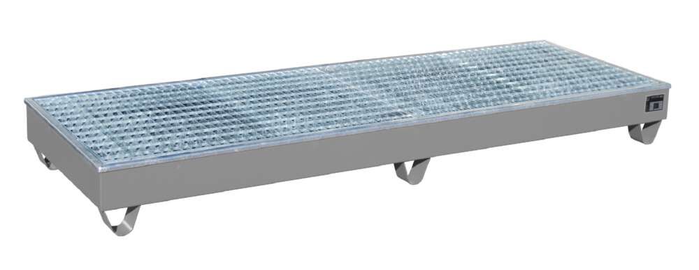 Bauer Auffangwanne AW 4 BPE 2415 x 255 x 815 mm mausgrau Produktbild Bauer Auffangwanne AW 4 BPE 2415 x 255 x 815 mm mausgrau