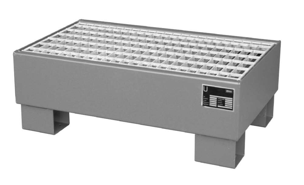 Bauer Auffangwanne AW 601M 800 x 290 x 500 mm mausgrau Produktbild Bauer Auffangwanne AW 601M 800 x 290 x 500 mm mausgrau