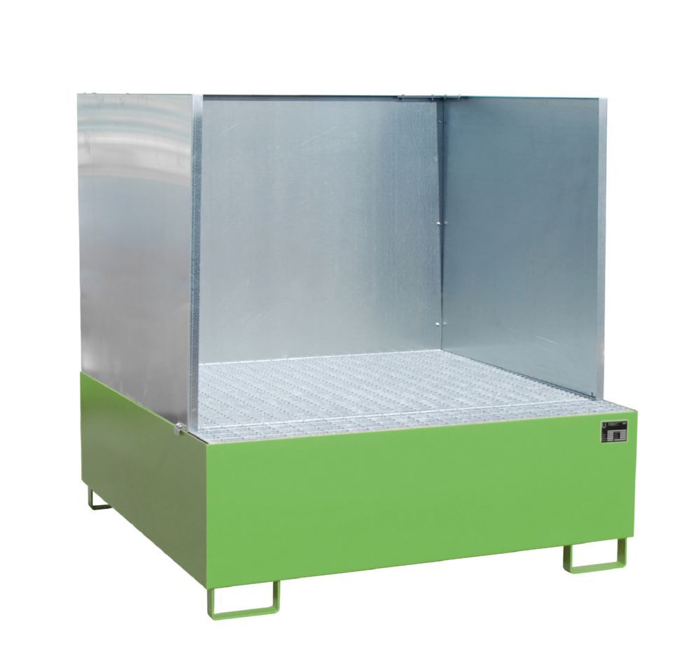 Bauer Südlohn Auffangwanne AW 800 SW lackier Resedagrün Breite 1480 mm Wannenrand 890 Liter Produktbild Bauer Südlohn Auffangwanne AW 800 SW lackier Resedagrün Breite 1480 mm Wannenrand 890 Liter