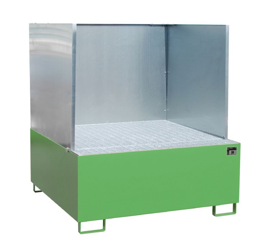 Bauer Südlohn Auffangwanne AW 1000 SW lackiert Resedagrün B 1480 x T 1460 mm Produktbild Bauer Südlohn Auffangwanne AW 1000 SW lackiert Resedagrün B 1480 x T 1460 mm