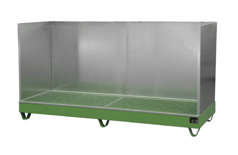 Bauer Südlohn Auffangwanne 2042/SW, lackiert, Resedagrün Produktbild Bauer Südlohn Auffangwanne 2042/SW, lackiert, Resedagrün