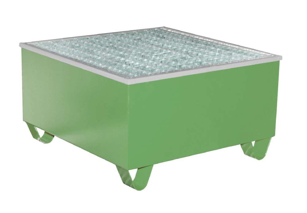 Bauer Auffangwanne AW 1 PE 815 x 470 x 815 mm resedagrün Produktbild Bauer Auffangwanne AW 1 PE 815 x 470 x 815 mm resedagrün