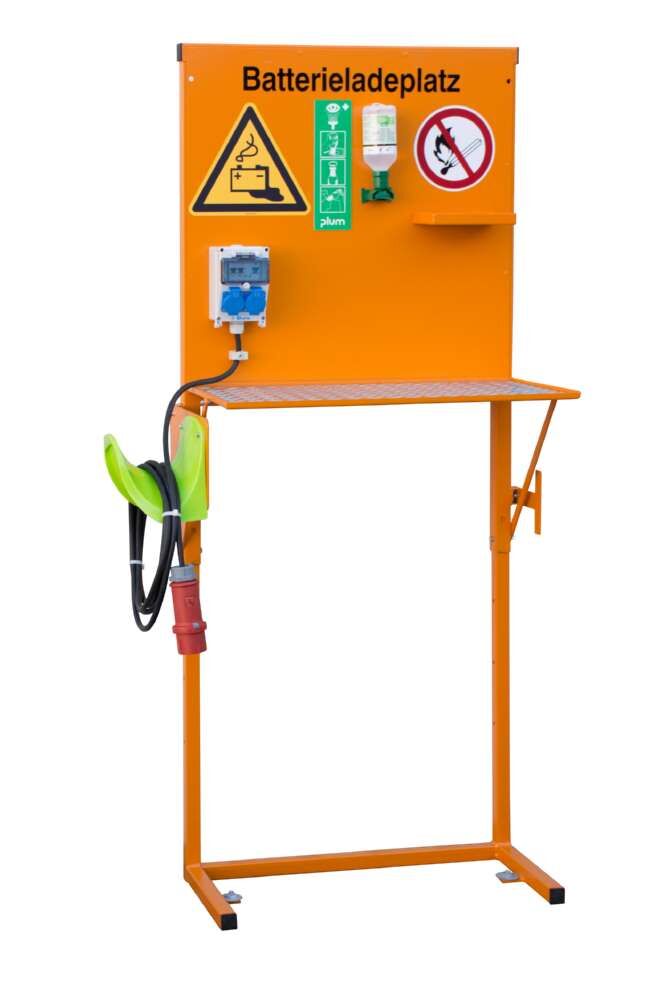 Bauer Batterieladeplatz BL 1 lackiert gelborange Produktbild Bauer Batterieladeplatz BL 1 lackiert gelborange