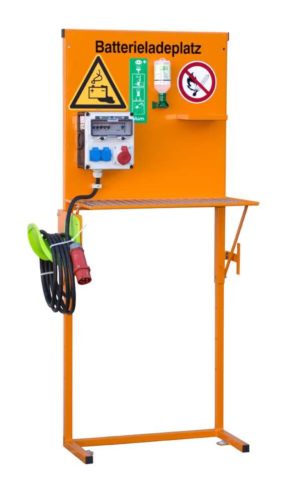 Bauer Batterieladeplatz BL 2 lackiert gelborange Produktbild Bauer Batterieladeplatz BL 2 lackiert gelborange