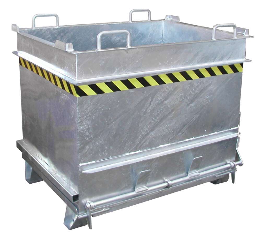 Bauer Baustoffcontainer BC 1000 Steinklammer - Entriegelung feuerverzinkt Produktbild Bauer Baustoffcontainer BC 1000 Steinklammer - Entriegelung feuerverzinkt