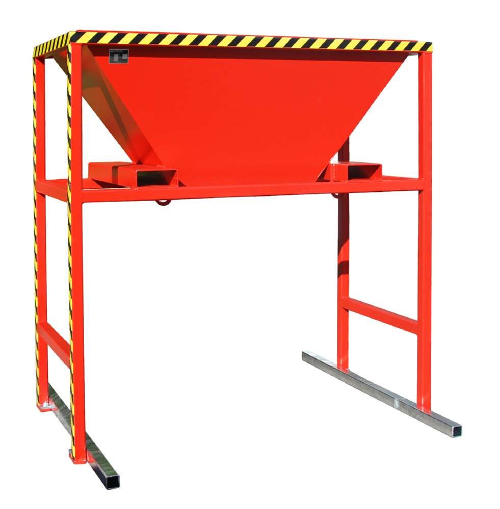 Bauer Befülltrichter BTM Mobil einsetzbar lackiert feuerrot Produktbild Bauer Befülltrichter BTM Mobil einsetzbar lackiert feuerrot