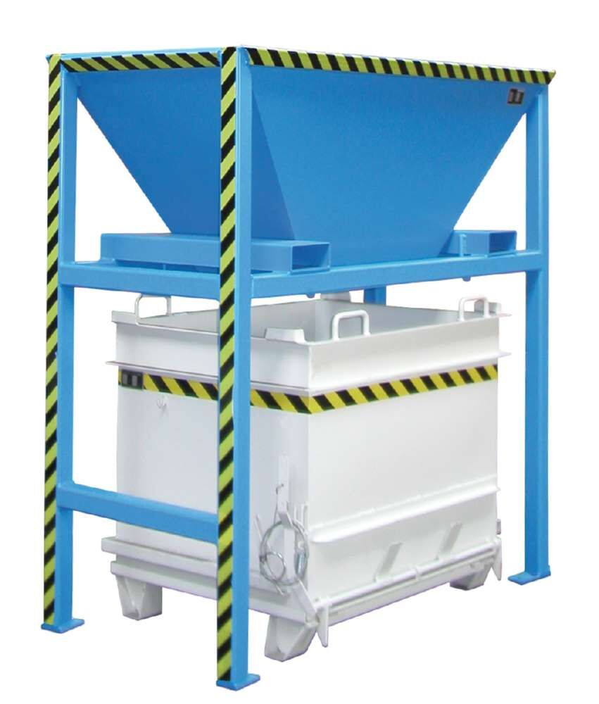 Bauer Befülltrichter BTS lackiert lichtblau Produktbild Bauer Befülltrichter BTS lackiert lichtblau bild 3