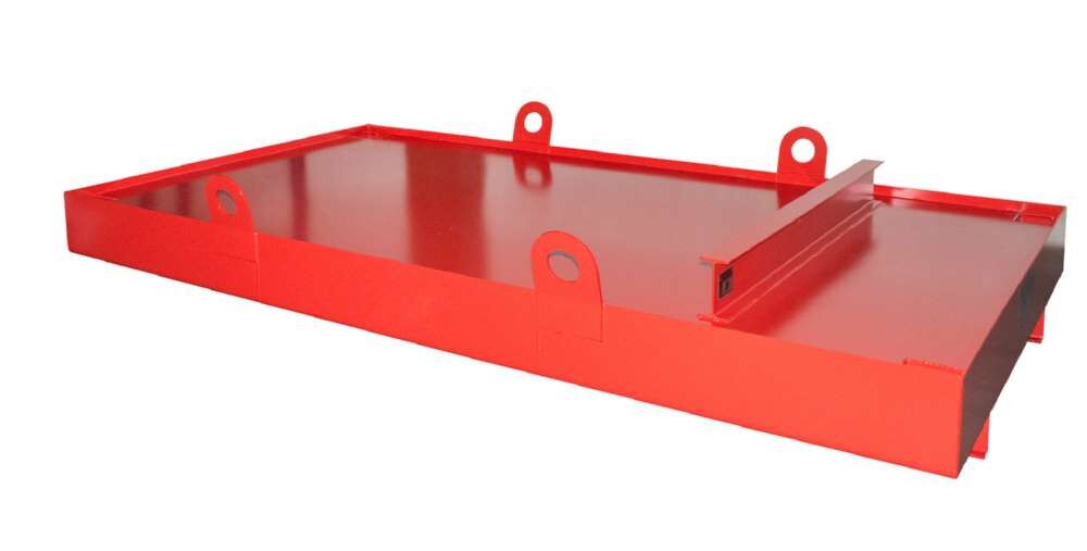 Bauer Containerwanne CW 3 Auffangwanne 2030 x 560 x 3300 mm feuerrot Produktbild Bauer Containerwanne CW 3 Auffangwanne 2030 x 560 x 3300 mm feuerrot