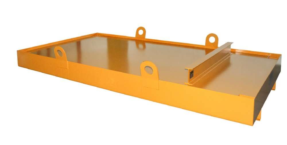 Bauer Containerwanne CW 3 Auffangwanne 2030 x 560 x 3300 mm gelborange Produktbild Bauer Containerwanne CW 3 Auffangwanne 2030 x 560 x 3300 mm gelborange