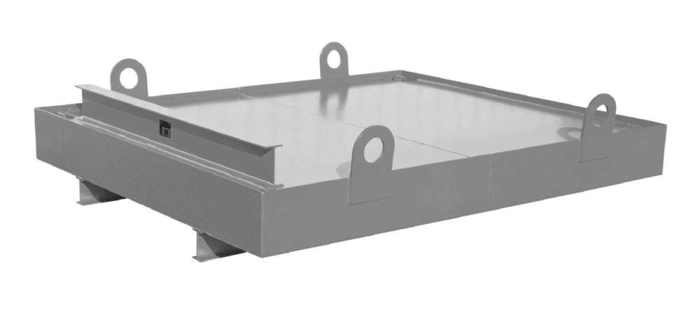 Bauer Containerwanne CW 1 Auffangwanne 2030 x 560 x 2300 mm mausgrau Produktbild Bauer Containerwanne CW 1 Auffangwanne 2030 x 560 x 2300 mm mausgrau