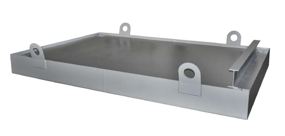 Bauer Containerwanne CW 2 Auffangwanne 2030 x 560 x 2800 mm mausgrau Produktbild Bauer Containerwanne CW 2 Auffangwanne 2030 x 560 x 2800 mm mausgrau