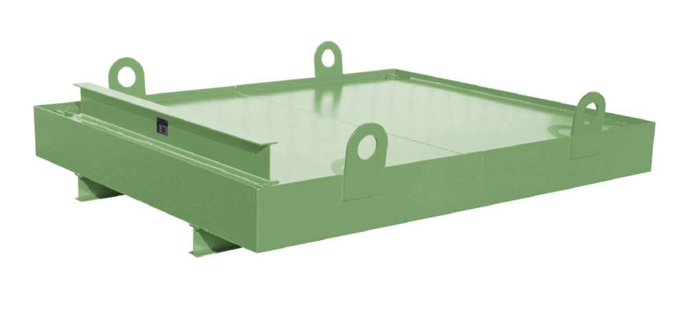 Bauer Containerwanne CW 1 Auffangwanne 2030 x 560 x 2300 mm resedagrün Produktbild Bauer Containerwanne CW 1 Auffangwanne 2030 x 560 x 2300 mm resedagrün