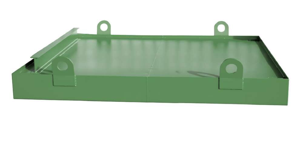 Bauer Containerwanne CW 2 Auffangwanne 2030 x 560 x 2800 mm resedagrün Produktbild Bauer Containerwanne CW 2 Auffangwanne 2030 x 560 x 2800 mm resedagrün