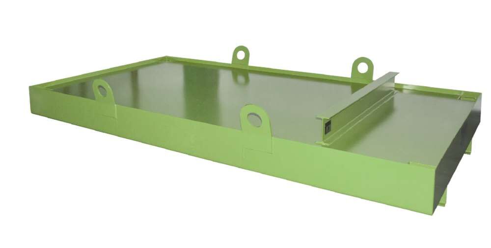 Bauer Containerwanne CW 3 Auffangwanne 2030 x 560 x 3300 mm resedagrün Produktbild Bauer Containerwanne CW 3 Auffangwanne 2030 x 560 x 3300 mm resedagrün