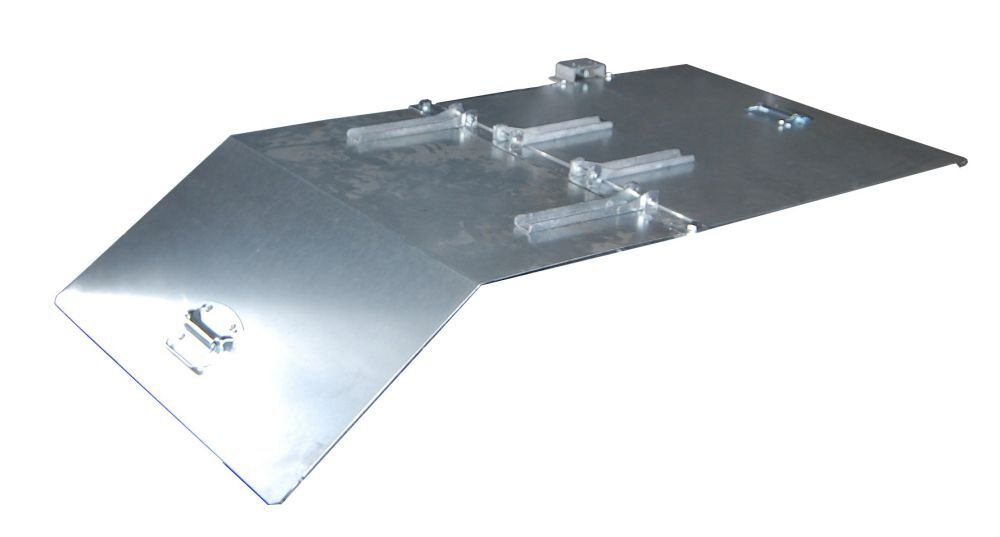 Bauer Stabiler Deckel für Kippbehälte verzinkt Produktbild Bauer Stabiler Deckel für Kippbehälte verzinkt