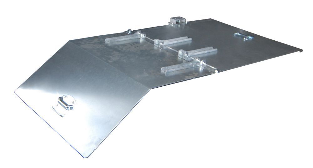 Bauer Deckel für Kippbehälte Breite 805 mm verzinkt Produktbild Bauer Deckel für Kippbehälte Breite 805 mm verzinkt