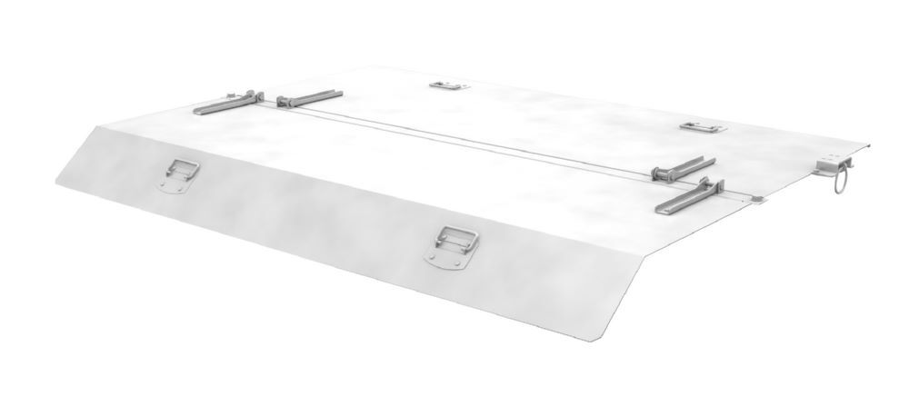 Produktbild Bauer Deckel 1705 mm x 1235 mm verzinkt